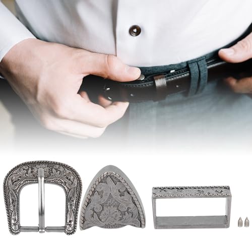 Xiuganpo Langes Dienstleben Lang Anhaltender Taillengürtelschnalle, Leicht zu Installierende Handgefertigte Schnalle für Lederanfänger Lederhandwerk (Innendurchmesser 30 mm) von Xiuganpo