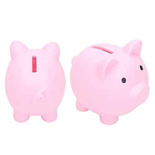 Xiuganpo Piggy Bank, Eingangsschweinchen Ufer Langlebiger Kleinkind Schweinelufe groß Genug Geschenke Tragbares Robust (PINK) von Xiuganpo