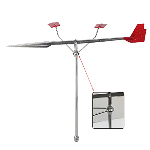 Xiuganpo Stahlweathervane 304 Edelstahl, Handgefertigtes Windschaufel mit Dreifacher Pulverbeschichtung, Hoher Empfindlichkeit und Genaues Windschaufel, Hohe Empfindlichkeit, Einfache Xiuganpo Stahlweathervane 304 Edelstahl, Handgefertigtes Windschaufel mit Dreifacher Pulverbeschichtung, Hoher Empfindlichkeit und Genaues Windschaufel, Hohe Empfindlichkeit, Einfache von Xiuganpo