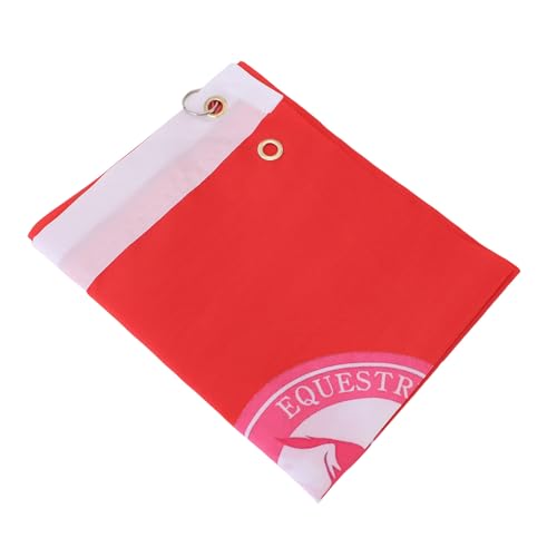 Xiuganpo Trainingsflagge des Reitens, Trainingssignal von Pferden Licht 2 PCs Draußen (Rot) von Xiuganpo