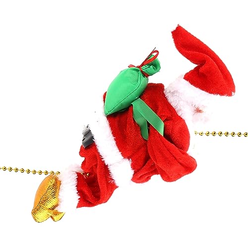 Xixian Elektrisches Klettern Santa Claus Spielzeug mit Musik, Tolles Weihnachtsdekorationen, Weihnachtsmann -Puppe, Weihnachtsmann, Weihnachtsmänner Ornament Xixian Elektrisches Klettern Santa Claus Spielzeug mit Musik, Tolles Weihnachtsdekorationen, Weihnachtsmann -Puppe, Weihnachtsmann, Weihnachtsmänner Ornament von Xixian