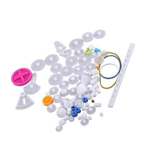 Xixian Plastik Zahnräder, Set von 84 Verschiedenen Arten Kunststoff Zahnrad, Pully, Riemen, Kits, Kronengetriebe, Robotermotor -Spielzeug -DIY -Teile für Modellherstellung (85 Arten Xixian Plastik Zahnräder, Set von 84 Verschiedenen Arten Kunststoff Zahnrad, Pully, Riemen, Kits, Kronengetriebe, Robotermotor -Spielzeug -DIY -Teile für Modellherstellung (85 Arten von Xixian