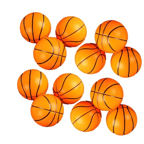 12 Stück Mini Fußball, Stressball Kinder, 6 cm Schaumstoff Mini Fußbälle für Kinder Kleinkinder, Langsam Steigendes Fußballtor Spielzeug für Torsets, Schwimmbad Wasserbälle (12 Stück,lanqiu) von Xiyocadt