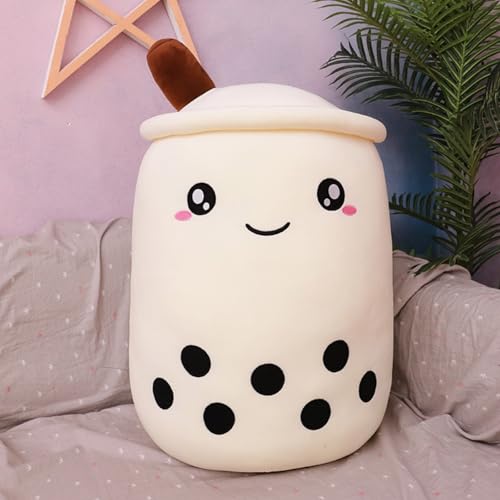 Cartoon Bubble Tea Kuscheltier, Bubble Tea Kuscheltier Plüschkissen, Kawaii Bubble Tea Plüschtier,Plüschpuppe Plüsch Weich Stofftier Spielzeug, Schmusetier Geschenk für Kinder MäDchen (70cm,B) von Xiyocadt