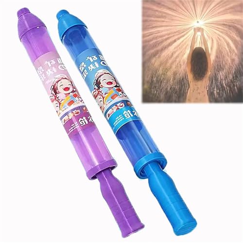 Feuerwerk Wasserpistole Spielzeug, Firework Water Gun, Romantic Water Soaker Spielzeug, Wasserpistole Romantische Wasserbauer, Spritzpistole Wasser Bunte für Kinder (Blau+Violett) von Xiyocadt