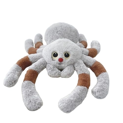 Halloween red Nosed Spider,Halloween Spinne, entzückendes weiches Spinnen Wurfkissen, Plüsch für Sofa, Zuhause, Dekorationen,Gifts for Adults and Children (50cm) von Xiyocadt