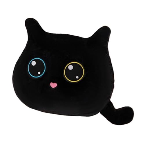 Katze Plüschtier,Weiß Katze Plüschtier Stofftier,Weiches Stofftier Kopfkissen Plüsch Christmas Toy Weihnachten Geburtstagsfeier Geschenke Dekoration, Geschenk für Kinder Mädchen (50 cm,Schwarze) Katze Plüschtier,Weiß Katze Plüschtier Stofftier,Weiches Stofftier Kopfkissen Plüsch Christmas Toy Weihnachten Geburtstagsfeier Geschenke Dekoration, Geschenk für Kinder Mädchen (50 cm,Schwarze) von Xiyocadt