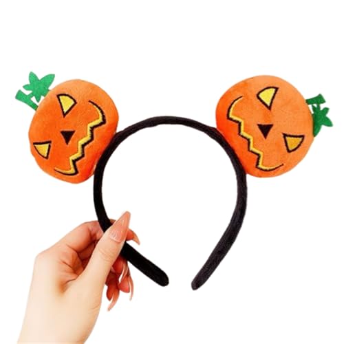 Kids Halloween Kürbisparty Kopfbedeckung Haare Haar Hoop Weiche Flauschige Stoff Stirnband Dekoration Halloween Kopfbedeckung Für Hausmöbel Weiche Flauschige Stoff Holiday Dekorationen (10cm,C) von Xiyocadt