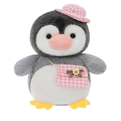 Pinguin Handpuppe Plüsch Spielzeug,Weiches Kuscheltier für Kinder Erwachsene,Niedliches Plüschtier zum Kuscheln,Spielen Dekorieren im Kinderzimmer,Perfekte Geschenkidee für Jungen Mädchen (Rosa,35cm) von Xiyocadt