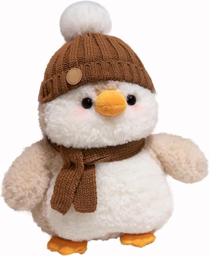 Pinguin Kuscheltier Süß, Pinguin Stofftier Plüschtier,Kuscheltier Plüschpuppen Pinguin, Pinguin Stofftier Zum Kuscheln & Spielen, Plüschpinguin Kissen Puppe Geschenk für Mädchen Jungen (Braun) Pinguin Kuscheltier Süß, Pinguin Stofftier Plüschtier,Kuscheltier Plüschpuppen Pinguin, Pinguin Stofftier Zum Kuscheln & Spielen, Plüschpinguin Kissen Puppe Geschenk für Mädchen Jungen (Braun) von Xiyocadt