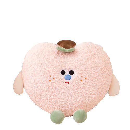 Plüschtier Stofftier Obst Plüschtier Plüschkissen Spielzeug, Weiches Niedliches Obst-Kissen Kinderzimmer-Dekoration, Sammlerstück, Sofakissen, Kissen für Kinder und Erwachsene (42cm,Pfirsiche) von Xiyocadt