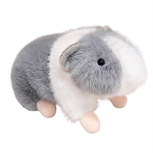 Simulation Meerschweinchen Puppe, Meerschweinchen Kuscheltier Realistische Hamsterfigur Meerschweinchen,niedlich Nerz, kleines Haustier Meerschweinchen Plüschtier,Geschenke für Kinder (15cm,A) von Xiyocadt
