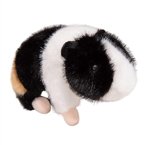Simulation Meerschweinchen Puppe, Meerschweinchen Kuscheltier Realistische Hamsterfigur Meerschweinchen,niedlich Nerz, kleines Haustier Meerschweinchen Plüschtier,Geschenke für Kinder (15cm,E) von Xiyocadt