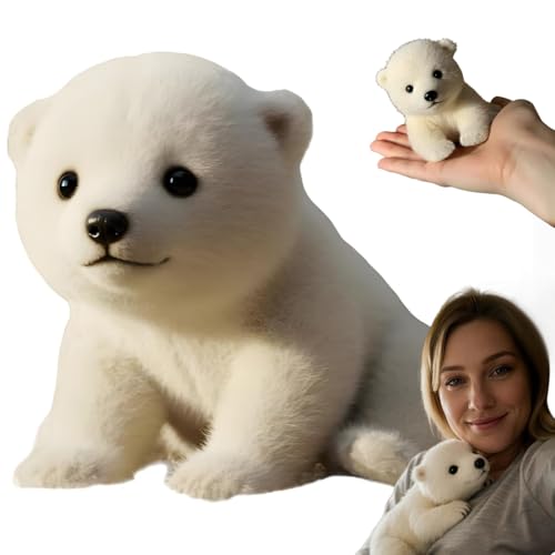 The Polar Pal – Ultraweicher Stressabbau Plüschtier zur Sofort-Entspannung, Kuscheltier für Erwachsene & Kinder mit Beruhigungsfunktion für besseren Schlaf & Angstabbau von Xiyocadt