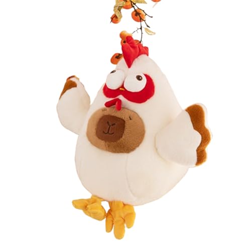 Tierhuhn Plüsch Bauernhof Henne Plüschtier Kissen,Kuscheltier Realistische, Kinder Kuschelweiches Plüschtier,Perfekte kuschelige Spielgefährten für Kinder Geburtstage und besondere Anlässe (35cm,B) von Xiyocadt