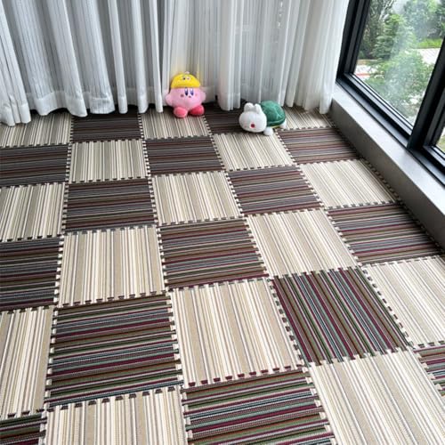 Xiyocadt 10 Stück Eva Schaumstoff Puzzlematte, Puzzleteppich,rutschfest Bodenschutzmatte,Krabbelmatte, Spielmatte,für Wohnzimmer,Schlafzimmer, Kinderzimmer, Spielzimmer (Aprikose + Dunkelgrün) von Xiyocadt