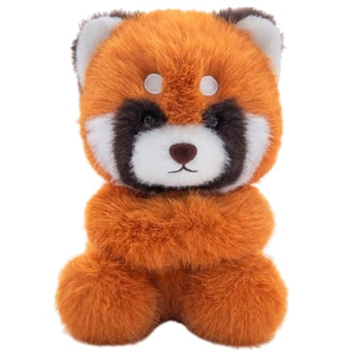 Xiyocadt 17cm Desktop Puppen, Magnetsauge Kuscheltier, Klein Plüschtier Kissen Deko, Weich Tiere Stofftier Spielzeug, Tisch Puppe für Kinder Jungen und Mädchen (Waschbär) von Xiyocadt