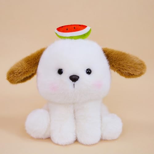 Xiyocadt 20 cm Panda Kuscheltier，Elefant Kuscheltier blau，Süßer Kawaii Panda Plüschtier mit Fruit，Kuh Plüschtier klein，Welpenplüschtiere für begleitende Erwachsene, Kinder und Hunde (Welpe) von Xiyocadt