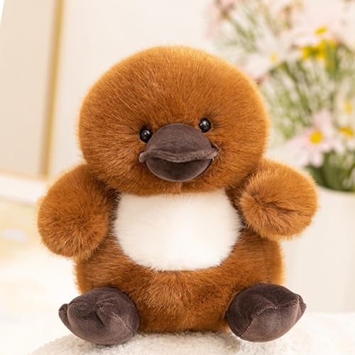 Xiyocadt 22cm Schnabeltier Kuscheltier, Ente-Mund-Tier Plüschtier, Tier Stofftier Spielzeug Puppe, Weich Plüsch Kissen Deko Geburtstagsgeschenke für Kinder Mädchen Jungen von Xiyocadt