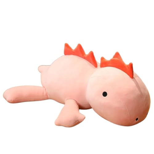 Xiyocadt 25 bis 80 cm, Triceratops, weiche Dinosaurier Stofftiere, Kissen, Puppen, Geburtstagsgeschenke für Kinder (35cm,Normal (Rosa)) von Xiyocadt