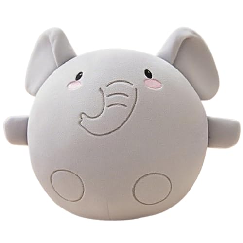 Xiyocadt 30cm Elefant Plüschtier, Grau Plush Elefanten Kuscheltier, Weich Stofftier Spielzeug, Kissen Puppen Kuscheltiere für Kinder Jungen und Mädchen von Xiyocadt