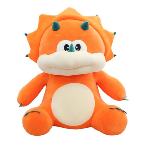 Xiyocadt 35，45，60 cm, Triceratops, Dinosaurier Plüschtier, Kissen, Puppe, Kindergeburtstagsgeschenk (45cm) von Xiyocadt