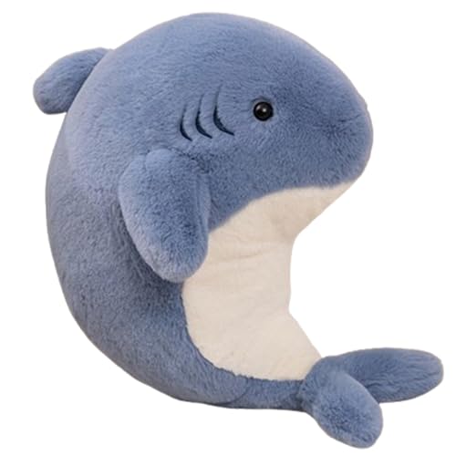 Xiyocadt 35cm Kinder Plüschtier, Cartoon Plush Kuscheltier, Klein Plüsch Stofftier Spielzeug, Kissen Puppe Kinderzimmer Deko Geschenk für Jungen und Mädchen (Hai) von Xiyocadt