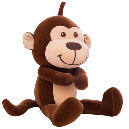 Xiyocadt AFFE Plüschtier Puppe Stofftier Kissen Kuscheltier,Tier Spielzeug Realistisch Gestaltetes,werfen Kissen, Plüschtier große Puppe,Geschenk für jedes Alter und jeden Anlass (75cm) von Xiyocadt