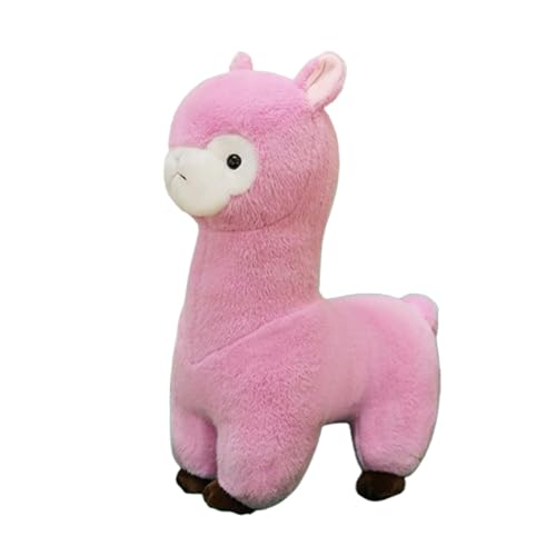 Xiyocadt Alpaka Kuscheltier, Lama Kuscheltier, Alpaka Stofftier, Stofftier Plüschtier Geschenk für Kinder Mädchen Jungen (58CM,Rosa) von Xiyocadt