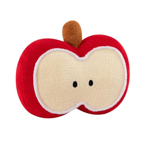 Xiyocadt Apfel Plüschtiere,Apfel niedliches Spielzeug kreatives Plüschkissen,weiche niedliche Kuscheltier für Baby Mädchen und Jungen,Flauschige Weihnachten,Geschenk für Kinder (40cm,roter) von Xiyocadt