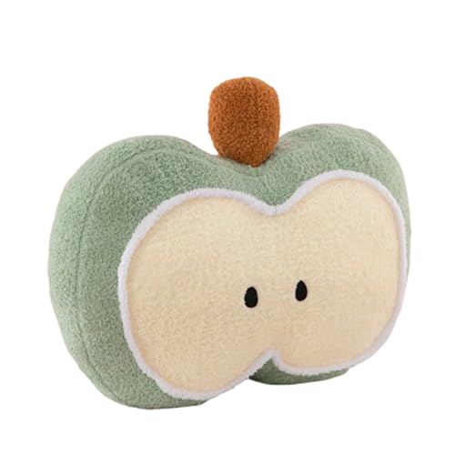 Xiyocadt Apfel Plüschtiere,Apfel niedliches Spielzeug kreatives Plüschkissen,weiche niedliche Kuscheltier für Baby Mädchen und Jungen,Flauschige Weihnachten,Geschenk für Kinder (60cm,grüner) von Xiyocadt