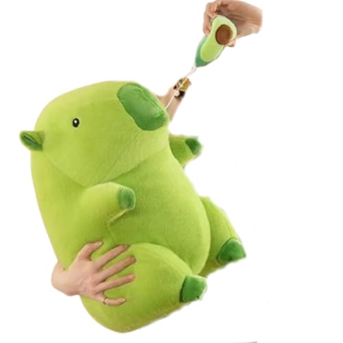 Xiyocadt Capybara Kuscheltier, Mehrere Stile Umhang Schal Rucksack Küken Plüschtier, Wasserschwein Puppe Kissen Stofftier, Spielzeug Geschenk Für Mädchen Jungen Kinder (30cm,Avocado) von Xiyocadt