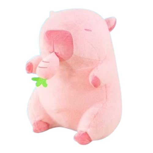 Xiyocadt Capybara Kuscheltier, Mehrere Stile Umhang Schal Rucksack Küken Plüschtier, Wasserschwein Puppe Kissen Stofftier, Spielzeug Geschenk Für Mädchen Jungen Kinder (40cm,Karotte) von Xiyocadt