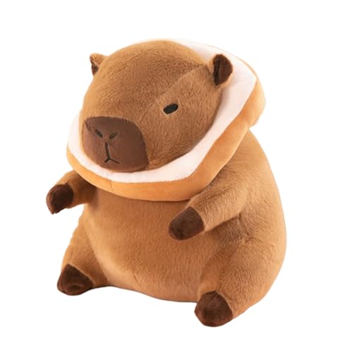 Xiyocadt Capybara Kuscheltier,Niedliche Capybara Plüschtier mit Rosa Einhorn Hut, Super Weiche Capybara Plush Toy,Capybara Kuscheltier Plushies Puppen Super für Home Deko Kinder Geschenke (30cm,D) von Xiyocadt
