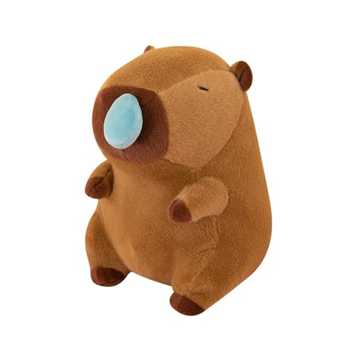 Xiyocadt Capybara Plüschtier, Wasserschwein Kuscheltier, Kabibara Kuscheltiere, Kabibara, Süße Kuscheltiere als Dekokissen und Spielzeug, Geschenk für Kinder, Mädchen, Jungen (40CM) von Xiyocadt