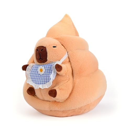 Xiyocadt Capybara Plüschtier,Cartoon Stofftier,Plüschtier mit Nest,Capybara Puppe, Weichesr Geschenk Für Kinder Geburtstag Weihnachten Kinderzimmer Wohnraum (30cm) von Xiyocadt