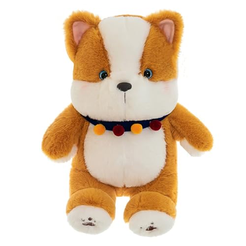 Xiyocadt Corgi Plüschtier, Süßer Corgi Hund Plüschtier, Hunde Plüschpuppen, Plüschspielzeug Geschenke für Mädchen Jungen (55 cm) von Xiyocadt