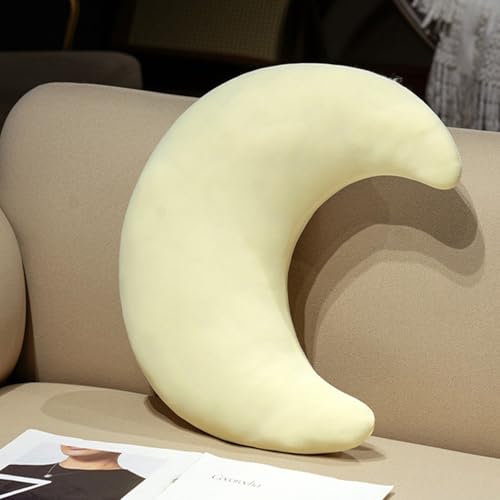 Xiyocadt Dekokissen Kinderzimmer, Sofakissen, Tiere Plüschtier, Kissen Kuscheltier Spielzeug, Plush Puppen Stofftier Zimmer Deko Geschenk für Kinder Jungen und Mädchen (Der Mond) von Xiyocadt