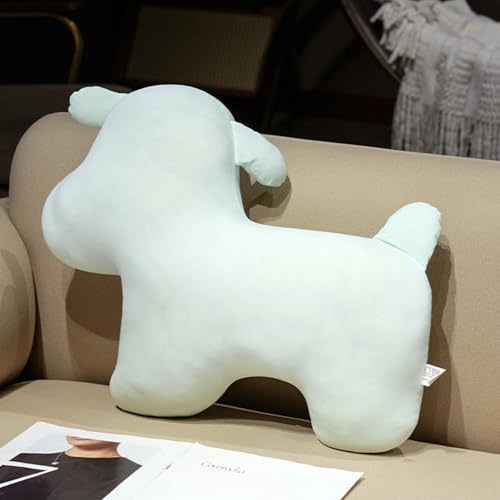 Xiyocadt Dekokissen Kinderzimmer, Sofakissen, Tiere Plüschtier, Kissen Kuscheltier Spielzeug, Plush Puppen Stofftier Zimmer Deko Geschenk für Kinder Jungen und Mädchen (Hund) von Xiyocadt