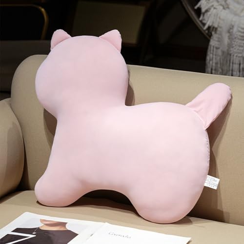 Xiyocadt Dekokissen Kinderzimmer, Sofakissen, Tiere Plüschtier, Kissen Kuscheltier Spielzeug, Plush Puppen Stofftier Zimmer Deko Geschenk für Kinder Jungen und Mädchen (Katze) von Xiyocadt
