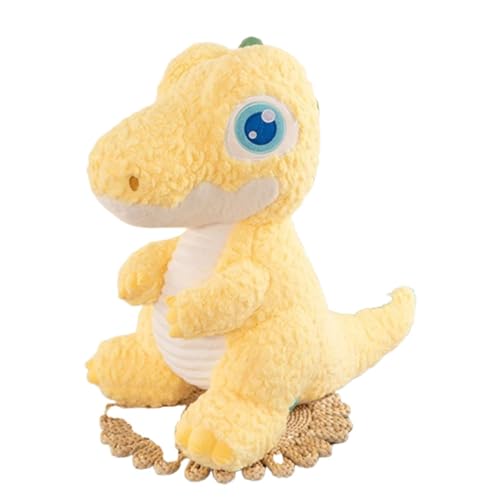 Xiyocadt Dinosaurier Plüschtier, Plüschkissen, süßes Kissen zum Spielen und Kuscheln, Geschenk für Kinder und Mädchen (30cm50cm75cm) (30cm,Gelb) von Xiyocadt