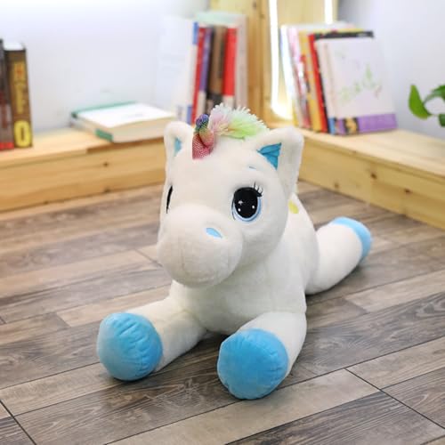 Xiyocadt Einhorn Kuscheltier Glänzende Mehrfarbig Regenbogen Engel Einhorn Pegasus Plüschtier, Stofftier Kuscheltier Süß Teenager Herz Puppe Geschenk, Kawaii Spielzeug für Kinder Mädchen (40cm,bai) Xiyocadt Einhorn Kuscheltier Glänzende Mehrfarbig Regenbogen Engel Einhorn Pegasus Plüschtier, Stofftier Kuscheltier Süß Teenager Herz Puppe Geschenk, Kawaii Spielzeug für Kinder Mädchen (40cm,bai) von Xiyocadt