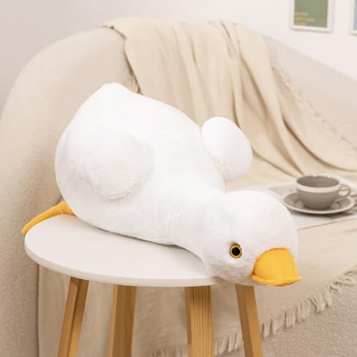 Xiyocadt Ente Kuscheltier, Duck Plush, Plüschtier Gans, Ente Spielzeug, Stuffed Animals, Geschenk für Freunde und Kinder (70CM,Weiß) von Xiyocadt