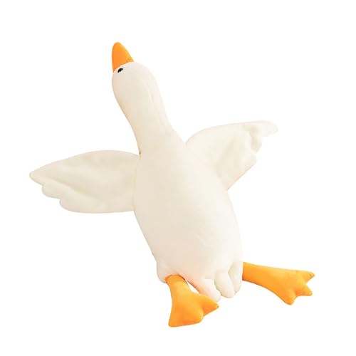 Xiyocadt Gans Kuscheltier, Gänsekissen Puppe, Gans Plüschtiere Niedliches Tier Plüschtier Weiches Plüsch Ente Kuscheltier,Weiches Gänses Schlafkissen Kissen,Für Kinder Und Mädchen (90cm) von Xiyocadt