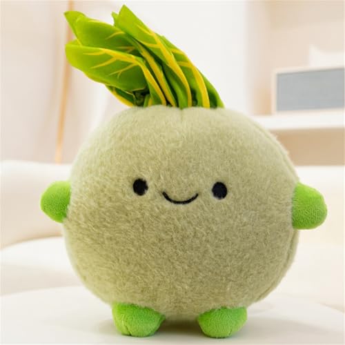 Xiyocadt Gemüseplüschspielzeug, Mini-Gemüse Plüschpuppen, Kuscheltier Plüschtier Kissen Gemüse Gemüsesorten aus Plüsch, Geschenk für Kinder Mädchen Jungen (Daikon-22 cm) von Xiyocadt