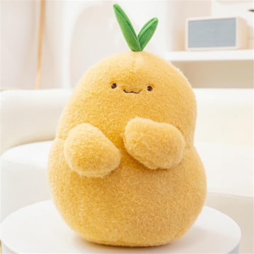 Xiyocadt Gemüseplüschspielzeug, Mini-Gemüse Plüschpuppen, Kuscheltier Plüschtier Kissen Gemüse Gemüsesorten aus Plüsch, Geschenk für Kinder Mädchen Jungen (Potatoes-23 cm) von Xiyocadt