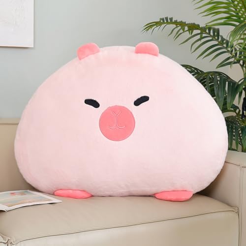 Xiyocadt Gewichtstiere Capybara, Weiches Kawaii Kuscheltier, Capybara Kuscheltier Kissen, Super Weiche Gefüllte Capybara Stofftier Plüsch Puppe für Jungen Mädchen, Home Deko Kinder (50cm,yf) von Xiyocadt