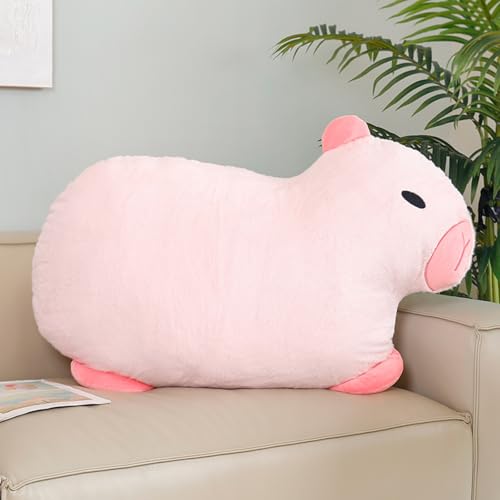 Xiyocadt Gewichtstiere Capybara, Weiches Kawaii Kuscheltier, Capybara Kuscheltier Kissen, Super Weiche Gefüllte Capybara Stofftier Plüsch Puppe für Jungen Mädchen, Home Deko Kinder (70cm,mf) von Xiyocadt