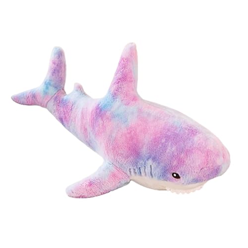 Xiyocadt Hai Kuscheltier, Hai Plüschtier, Shark Plush, Hai Kissen, Kuschelige Spielgefährten für Kinder, Geburtstage und Besondere Anlässe (100CM,Lila) von Xiyocadt