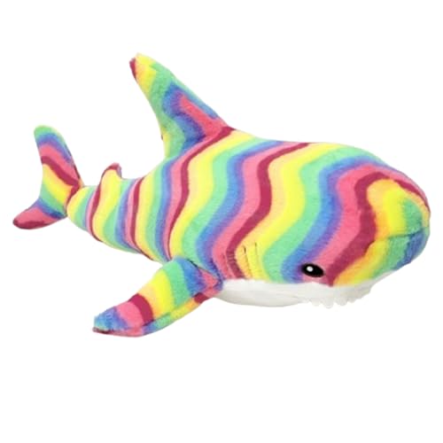 Xiyocadt Hai Kuscheltier, Relaxo Kuscheltier, Shark Plush, Hai Spielzeug, Shark Spielzeug Plüschtier, Kuschelige Spielgefährten für Kinder Geburtstage und Besondere Anlässe (30CM,Streifen) von Xiyocadt